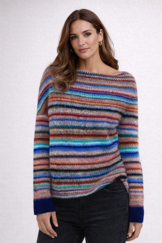 Rosa™ - Jersey cómodo con un toque retro