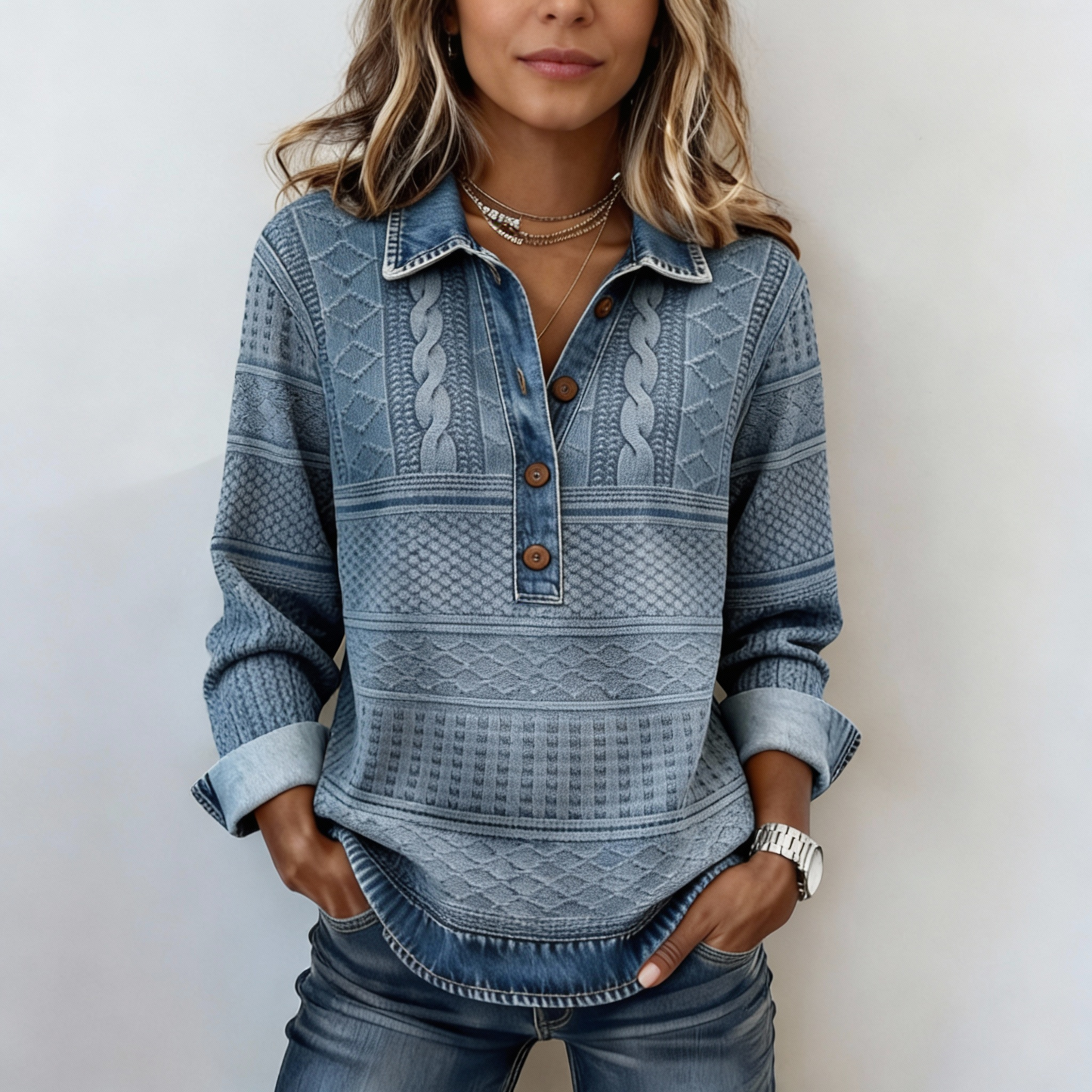 Blusa vintage informal