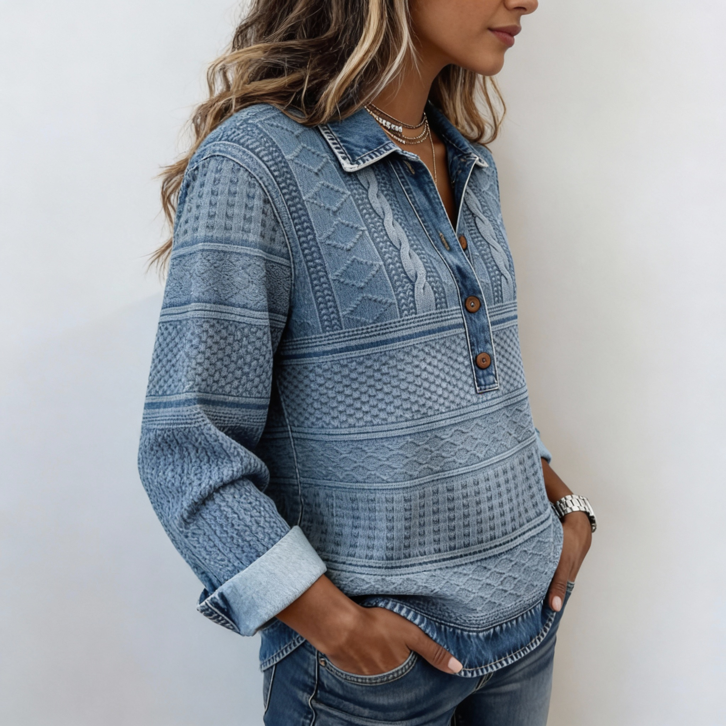 Blusa vintage informal